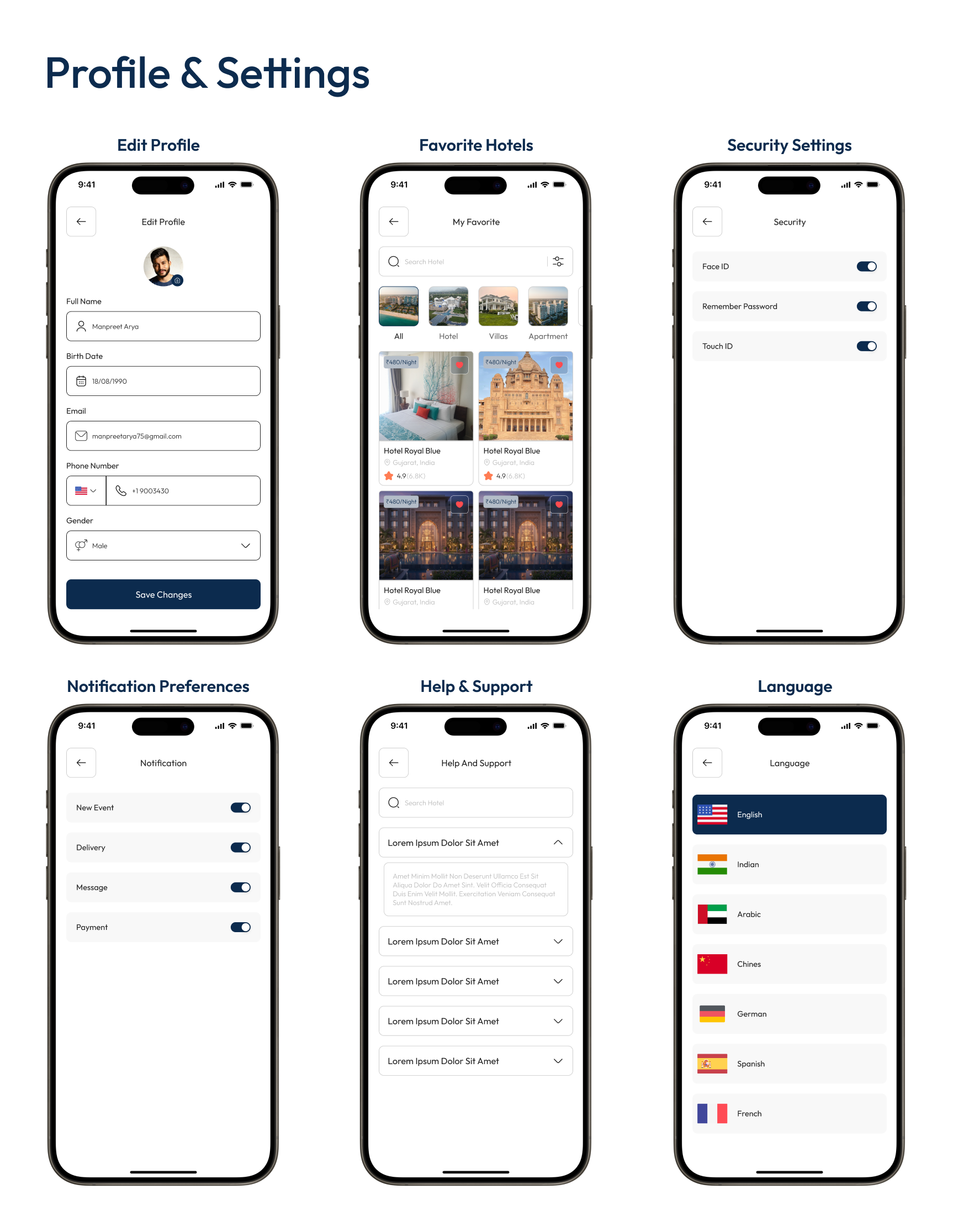 RoomeeGo – Hotel, Villa & Apartment Booking Flutter UI Kit (Modern & Minimal, 40 Screens)